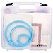 ArtBin 6962AB Quick View Deep Base Carrying Case with Removable Dividers and Tray, Portable Art & Craft Storage Box, 15