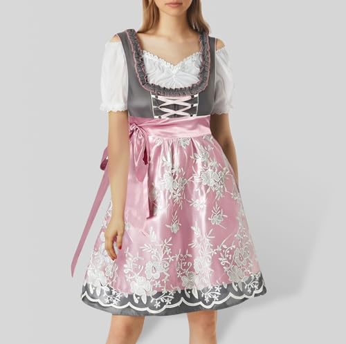 Vestido de verano cómodo estilo sirvienta tradicional para fiestas 4