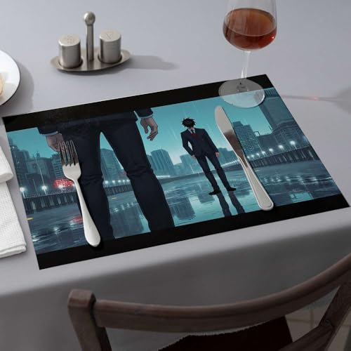 Sets de table bleus Comedor : protégez votre table avec art et qualité - 2