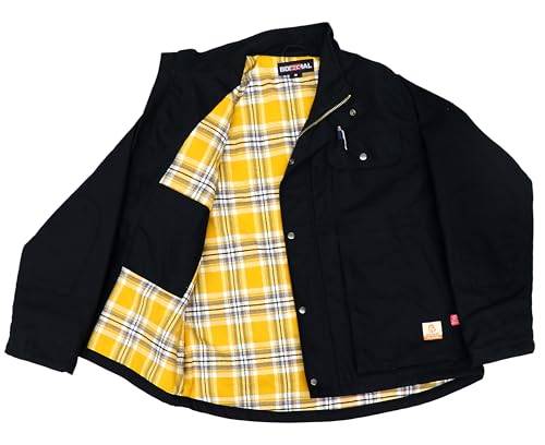 BOCOMAL FR Jackets Insulated Coat CAT4 Fire Resistant Duck Canvas Winter Outwear Light Water Repellent and Oil Resistant2