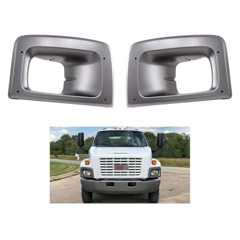 dreamdragon Left & Right Headlight Bezel Trim For 03-09 C6500 C7500 C8500 15173202 15173201 Cover