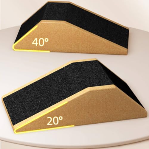 Rampa corcho yoga para casa y estudio: bloque compacto ligero con bolsa para deportistas 4