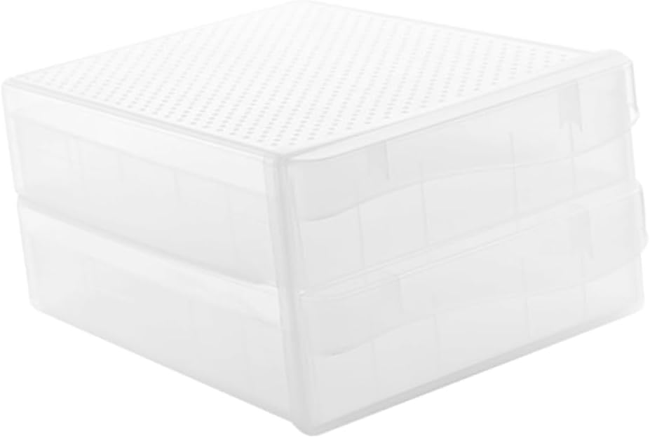 DOITOOL Plastic Egg Organizer Tray Egg Holder for Refrigerator Dumpling Storage Box Home Kitchen Use Easy Access