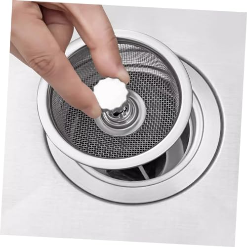 Colador para fregadero de cocina de acero inoxidable miniatura 5