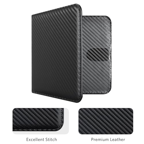 Image of CoBak Car Registration and Insurance Holder - Vehicle Glove Box Car Organizer, Auto Truck Comparment Accessories Case for Essential Document, Driver License, Cards (Black woven pattern)