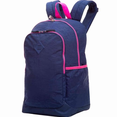 Mochila Escolar, Magic, Crinkle 44 cm, Azul Neon - Sestini