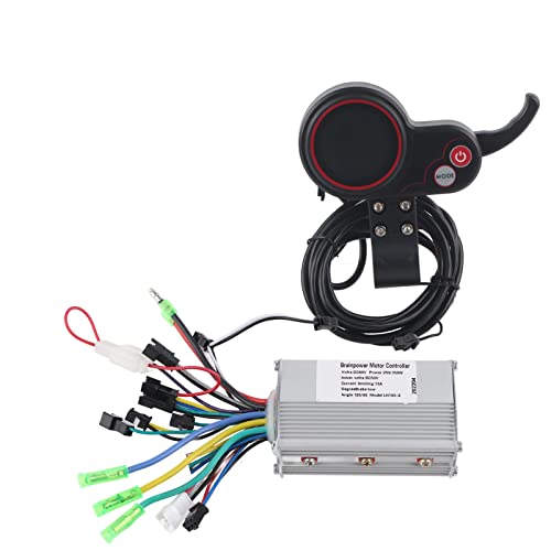 DISPLAY LCD: il pannello di controllo del display LCD consente di dare facilmente 'occhiata allo stato di base della bici elettrica su velocità, marcia, potenza, modalità, lampada,