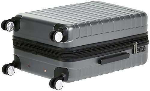 Image of Amazonbasics Premium Polycarbonate Hardside Spinner Luggage With Built-In Tsa Lock - 2-Piece Set (21 inch, 30 inch), Grey