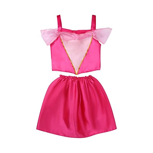 Vgofun girls dress up trunk princess costume dress pretend play set for girls toddlers - image 10