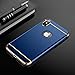 TORRAS Lock Series for iPhone X Case/for iPhone Xs Case 3-in-1 Luxury Anti-Scratch Hard Cover with Electroplated Frame Phone for iPhone Xs/X, Blue