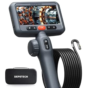 DEPSTECH DS650 Dual Lens Articulating Endoscope with 10FT Cable
