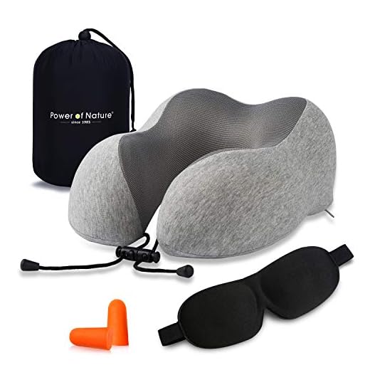 La Mejor: Almohada cervical de viaje Power of nature