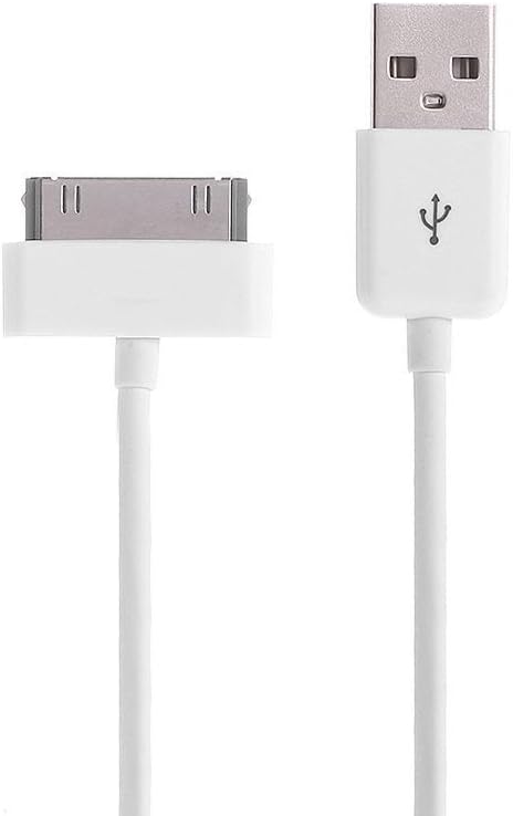 USB Data Cable Charger for iPhone 4s, 4, 3s, 3g - No Retail Package (White)
