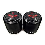 AfterMokit-Front-Fork-Axle-Shaft-Nut-Cover-for-Harley-Road-Glide-Road-King-Street-Glide-Electra-Glide-Ultra-Limited-Dyna-V-ROD-Sportster-Softail-Fat-Boy-Breakout-114-inch-ID-17-inch-H-2-Packs