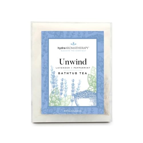 hydraAromatherapy Bathtub Tea in Unwind, 1 Count (Pack of 1)