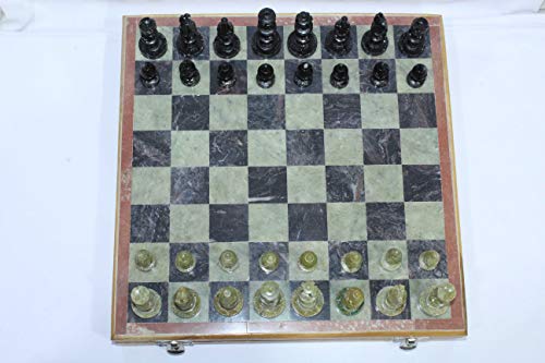 Jeu d'échecs en pierre naturelle d'échecs haut de gamme