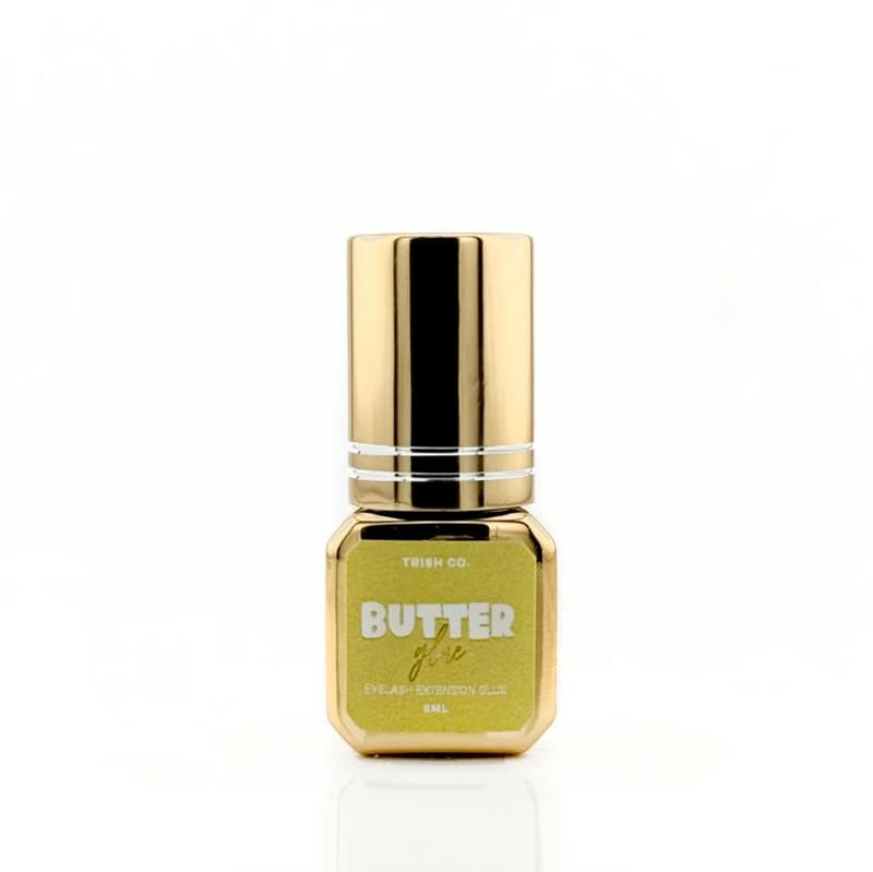 Trish Cosmetics Butter Lash Extension Glue| Fast Drying 1 SEC Drying Time| Retention: 50-70 Days|5ML/0.17FL.OZ