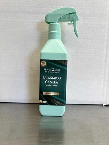 Ambientador spray 500ml. perfume para hogar Sensaodor (Balsámico- canela)