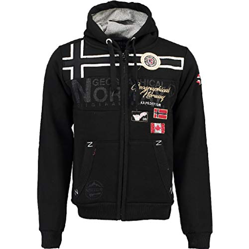 Geographical Norway Sweatshirt Garadock Hoodie Black Man | eBay