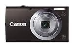 Canon PowerShot A2400 is 16.0 MP Digital Camera with 5X Optical Zoom 24mm Wide-Angle Lens with 720p Full HD Video Recording, and 3.2-Inch Touch Panel LCD Black (Renewed)