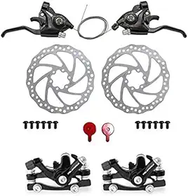 Kit Freio A Disco + Alavanca Passador Rapid Fire 21v Bike