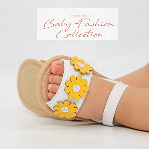 Infant Baby Girls Flower Denim Sandals Toddler Soft Sole Outdoor Sport Flats Sneakers Newborn Prewalkers Shoes3