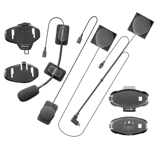 INTERPHONE Kit de Audio de 40 mm – Kit de Repuesto Completo de Altavoces Profesionales estéreo de Alta fidelidad – Intercomunicadores Avant, Tour, Sport, Urban, Link