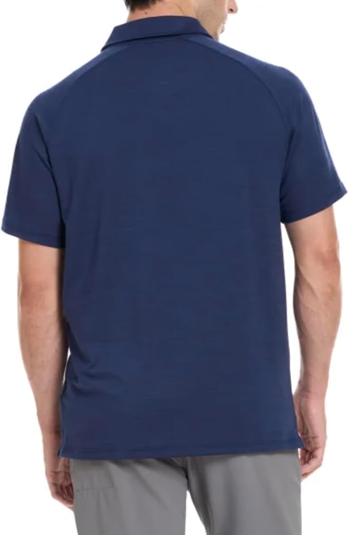 Hurley Men's Performance Polo Shirt (US, Alpha, Large, Regular, Regular, Blue)