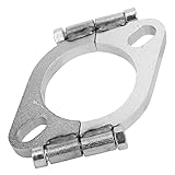 Steel Exhaust Flange Flat,2.5in 63mmOval Split Repair Replacement Accessory