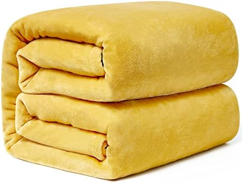 Hansleep Fleece Blanket Sofa Throw Extra Large, Lilac Throw Fluffy Soft Blanket for Bed Settees Couch King Size, 270x230cm