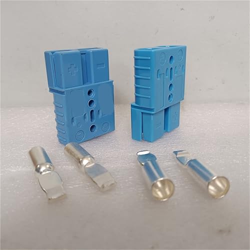 Connecteur SB120 120A 600V bleu à double pôle pour une charge rapide sans surchauffe