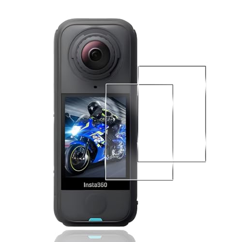 �y2���Z�b�g�z �Ή� Insta360 X4 Air �K���X�t�B���� �J���� �C���X�^360 x4 Air �ی�t�B���� (2��) �y���{���f�ވ��Ɏq���z �p Insta 360 X4 Air �t�B���� �����K���X�t�B���� �S�ʋz�� �����ߗ��A�d�x9H�A3