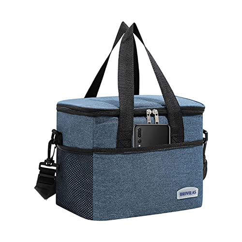 Bolsas de la compra aisladas | Bolsa de picnic impermeable con aislamiento | Bolsa nevera portátil para almuerzo, compras, camping y viajes en coche Joberio