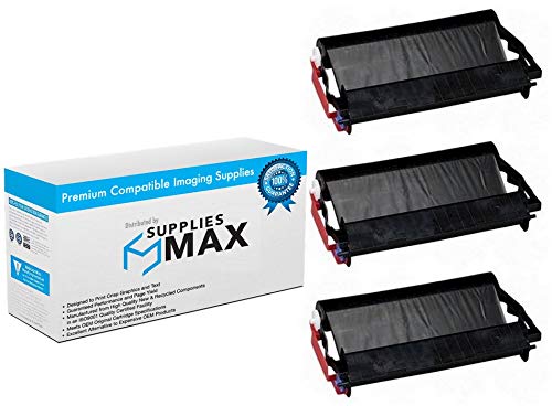 SuppliesMAX Compatible Replacement for Brother IntelliFax 560/565/660/580 Fax Imaging Cartridge (3/PK-150 Page Yield) (PC-401_3PK)