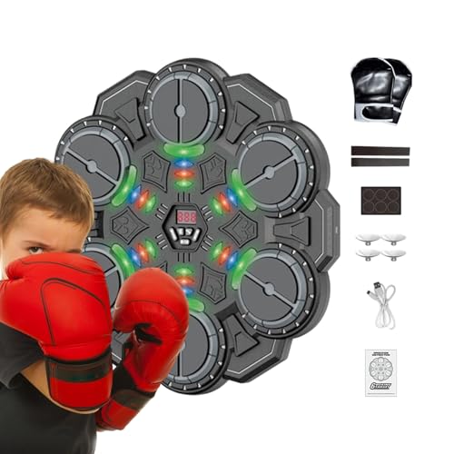 Machine de Boxe Musicale pour - Équipement d'Entraînement...