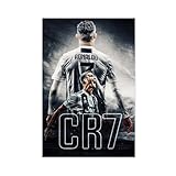 Football Stars ronaldo Unframed Poster 12x18 Inch Canvas Wall Decor Art Print Poster to Highlight the Beauty of Your Interior