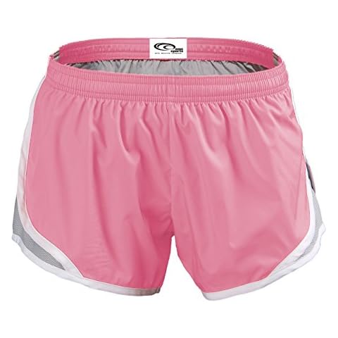 EMC Sports Momentum Shorts, Soft Pink/Silver, Youth Medium Cover