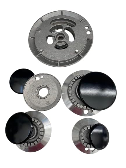 SET 5 FUOCHI COMPATIBILI CON SMEG cod rif. 870650451-882410074 - 882410066 - S5346+B A GAS 1 CORONA GIGANTE 1 GRANDE 2 MEDI UGUALI 1 PICCOLO(superiore garantiti made in italy)