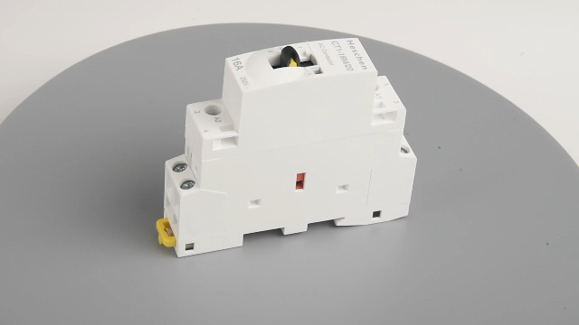 Heschen AC-Schütz 16A 4-polig - Modularer Schütz Mit Manuellem Schalter
