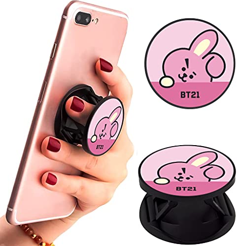 eggshell® Premium Super Matt Finish Effect Mobile Back Holder (Mobile Selfie Finger Grip) with Expanding Stand for All Smartphones & Tablets (Confident Chooky)