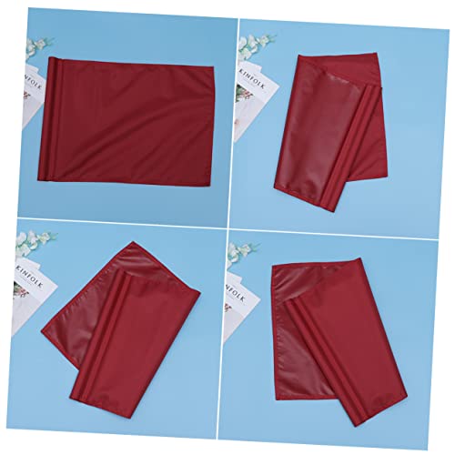 BESTonZON Monochrome Mini Putting Flag Red Lightweight Tear Resistant Training Flag for Practice Durable Portable Golf Marker present for Golf Enthusiasts