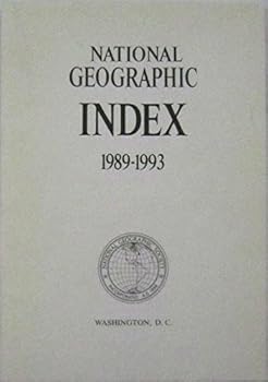 Paperback National Geographic Index 1989-1993 Book