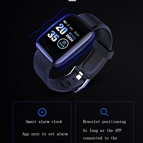 Smart Watch For Women Men D13 Smart Wristband Health Fitness Sports Smart Watch Sport Watch Smart Bracelet (Black) #TOP4