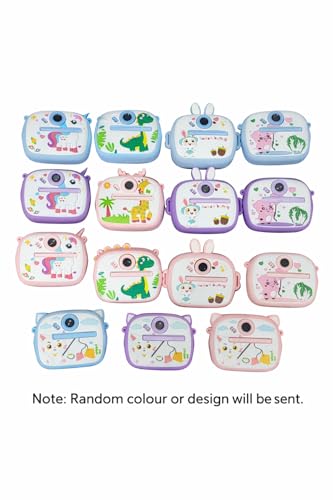 Image of Kids Instant Print Camera - Mini Digital HD Photo & Video Camcorder with Games | Fun Learning Toy for Boys & Girls Ages 4-18 | Includes 2 Print Rolls - Ideal Gift for Kids