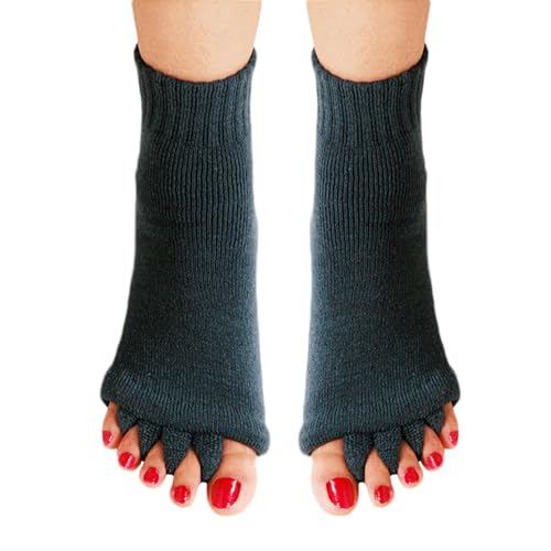 Homrap Toe Separator Socks Grey