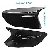 Door Wing Mirror Cover For Infiniti QX30 For Q50 For Q60 For Q70 2014-2021 1 Pair Rearview Mirror Cover Black/Carbon Fiber Pattern Cap(Carbon Fiber Pattern) - Image 5