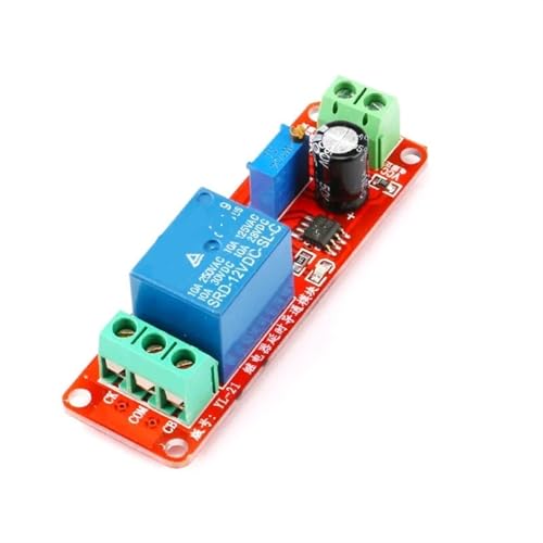 Relais de temporisation NE555 interrupteur minuterie réglable DC 5V 12V