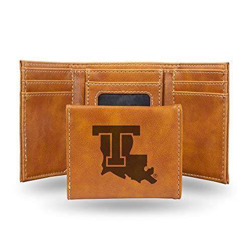 Image of Rico Industries NCAA Laser Engraved Trifold Laser Engraved Tri-Fold Wallet - Men's Accessory