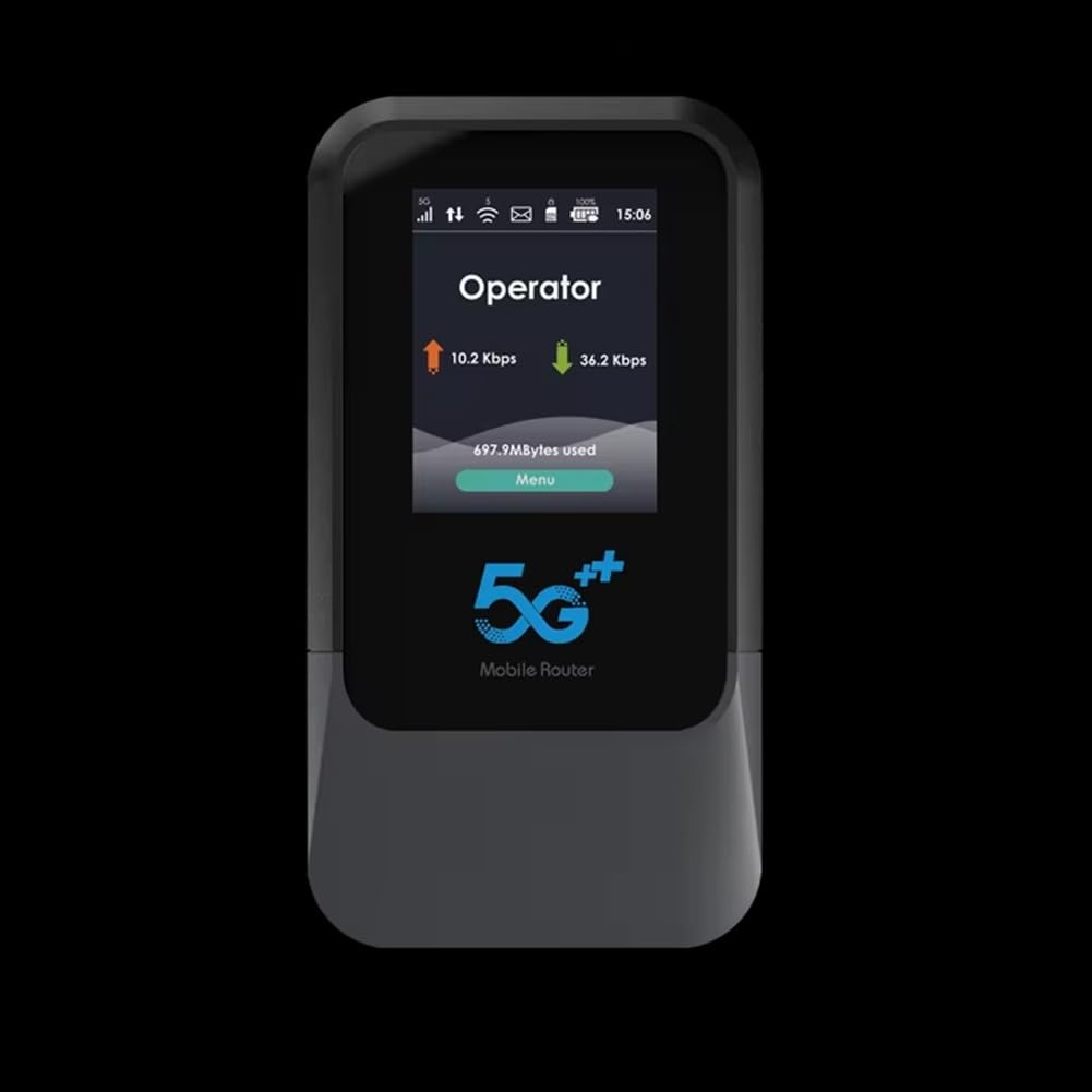 Módem Portátil WiFi 5G SA NSA Pocket Mini SIM&Esim V510, Punto de Acceso Wi-Fi Portátil para Interiores, Router WiFi6