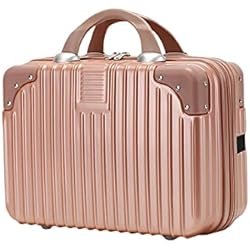 Maletin Profesional Konad Balakaka Neceser de Viaje Rigido Mujer con Asa y Cintas Elásticas de Sujeción, Maletín de Maquillaje de Mano Impermeable Antideslizante ABS Estuche Maquillaje Mujer Rígido ABS Portátil